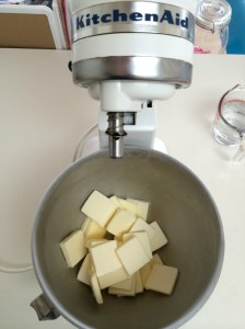 About 1 1/3 cups of butter.