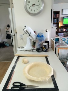 One minute to trim the edges.