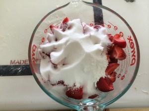 Once dusted, they need to be thoroughly stirred to coat them with the mixture.