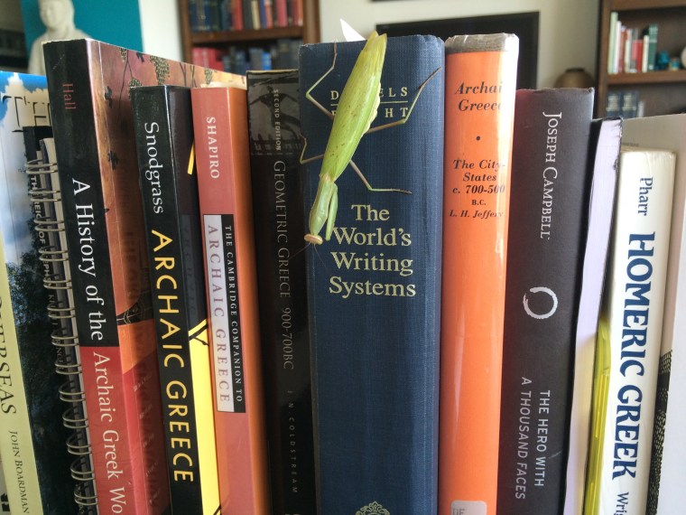 I can read upside down