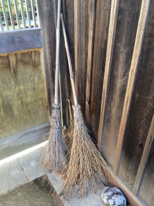 Even the brooms are cool.
