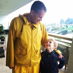 Suited up and ready for flood patrol!